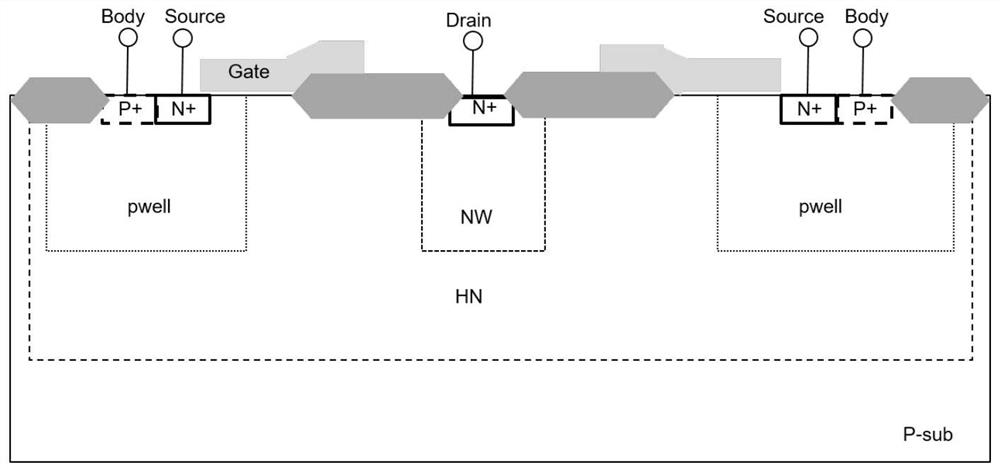 Electrostatic protection method for semiconductor device and semiconductor device