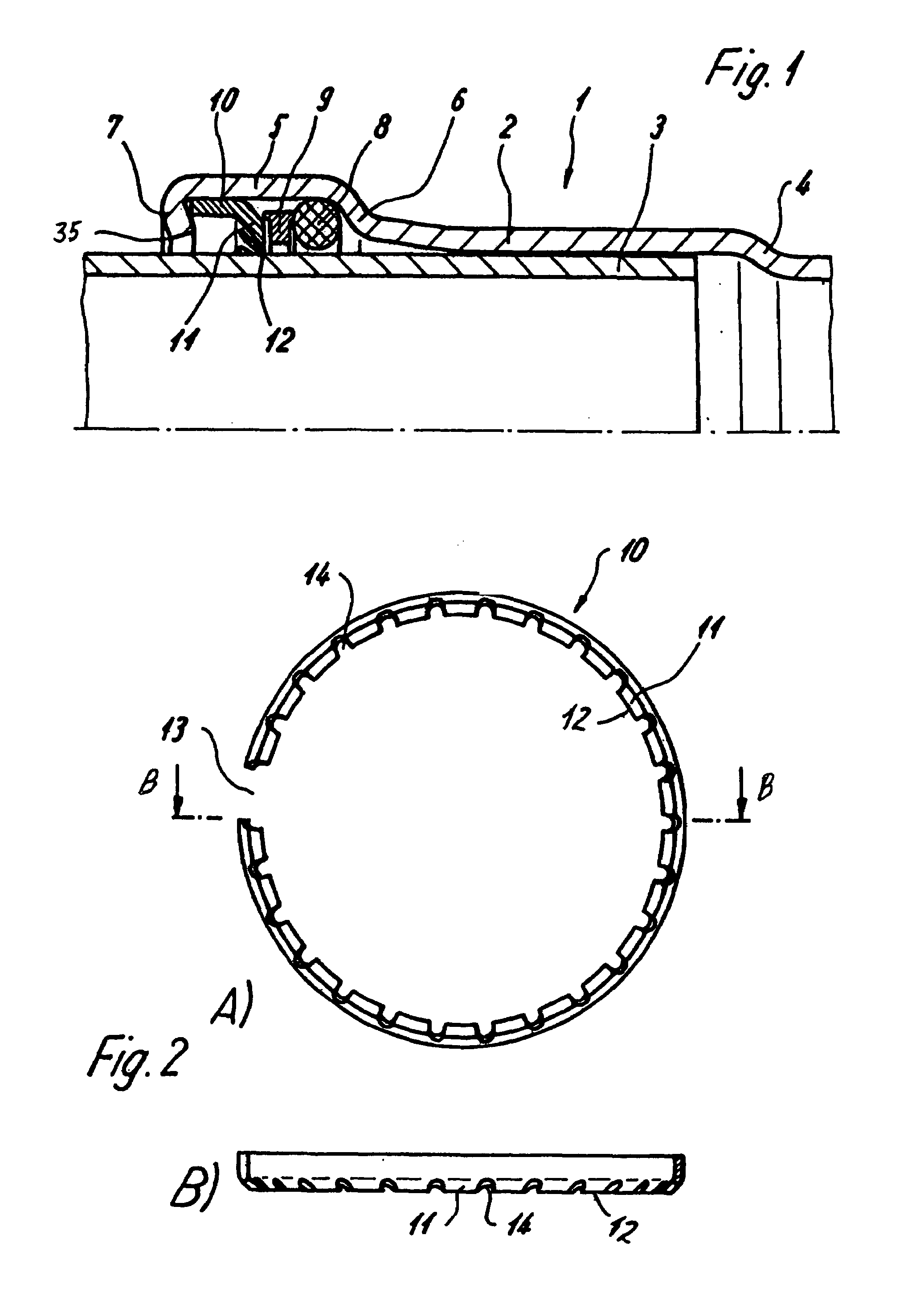 Pressed-connection arrangement