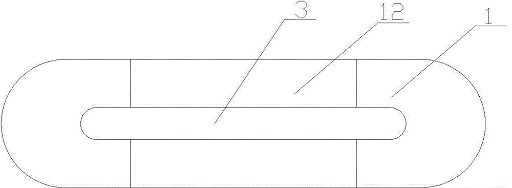 Porcelain clamping plate of insulated wire