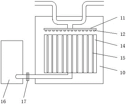 High-efficient comprehensive water recycling dyeing vat