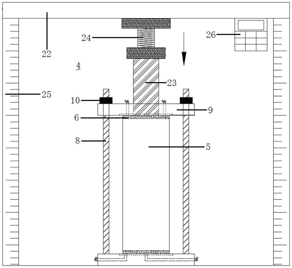 Apparatus and method for measuring saturated and unsaturated strength of contaminated soil