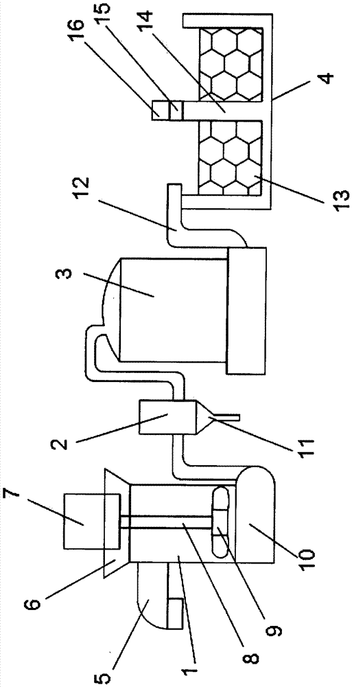 A water pollution treatment device based on a GPRS network