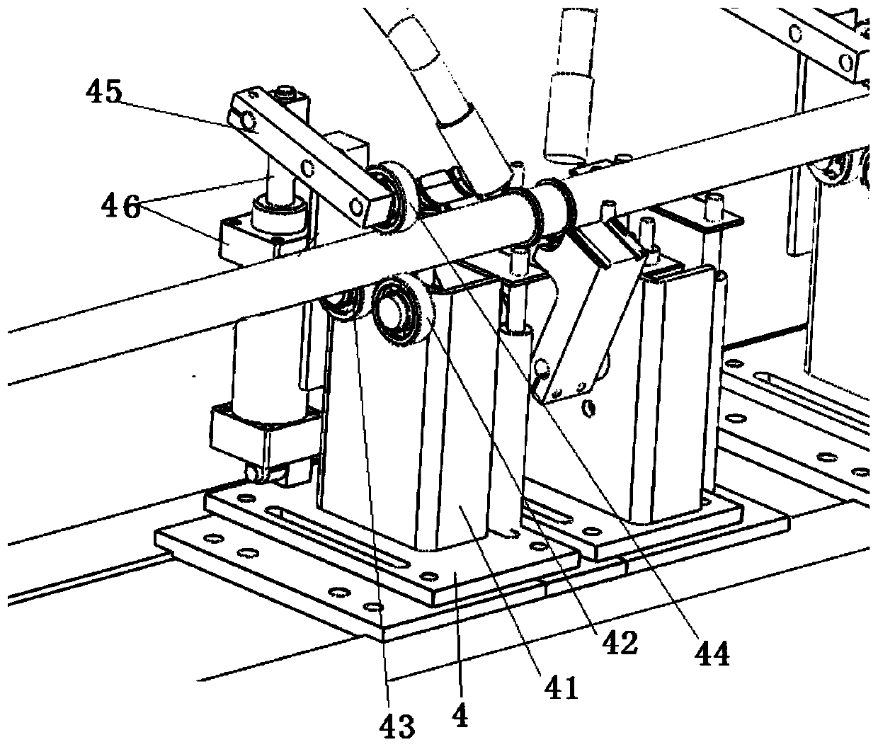 A disc connecting rod automatic welding machine