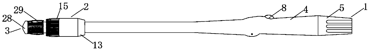 Umbrella type anastomat for laparoscope