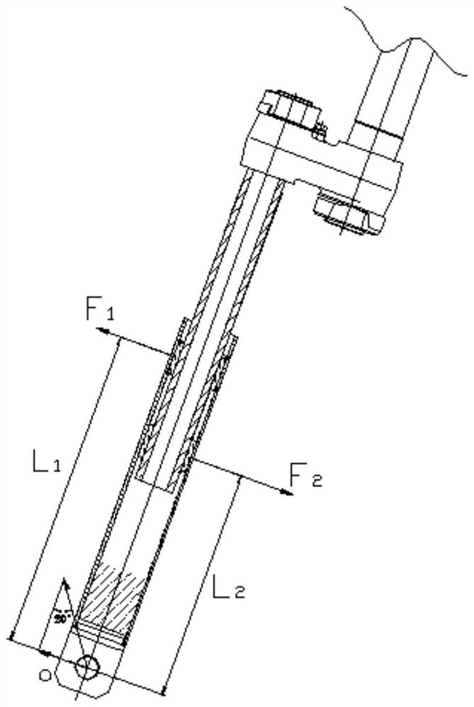 Front damping device of three-wheeled automobile