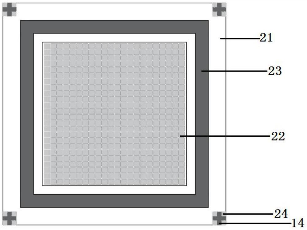 Laser eutectic welding device for miniature LED chip and control substrate