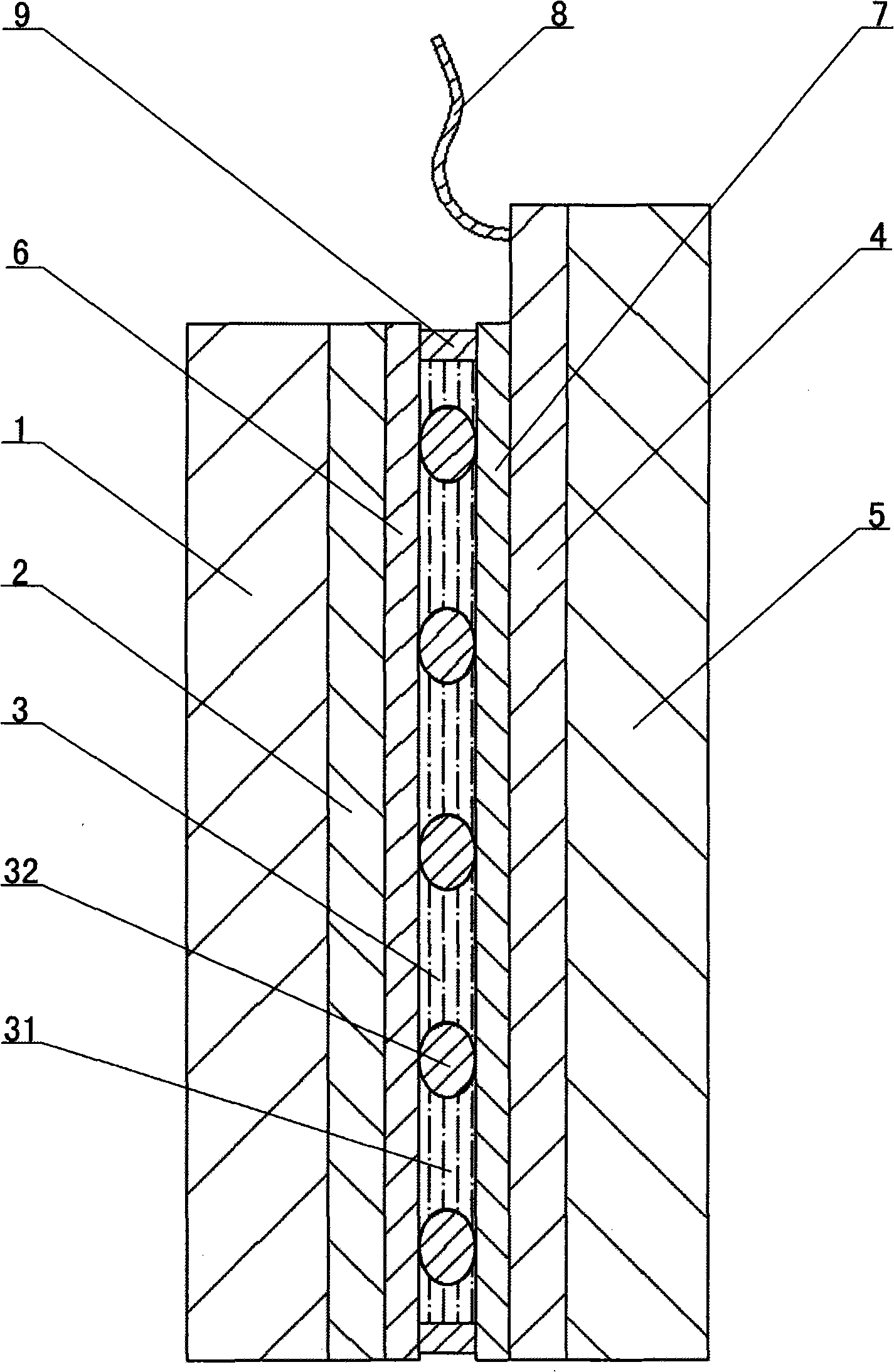 Capacitance type touch control panel and manufacturing method thereof