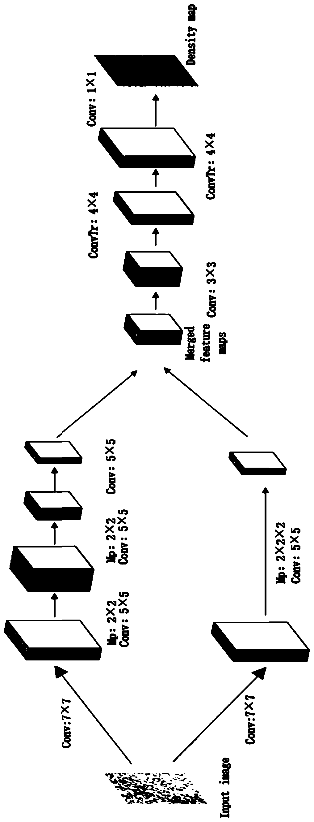 Biological cell counting method based on convolutional neural network and feature fusion