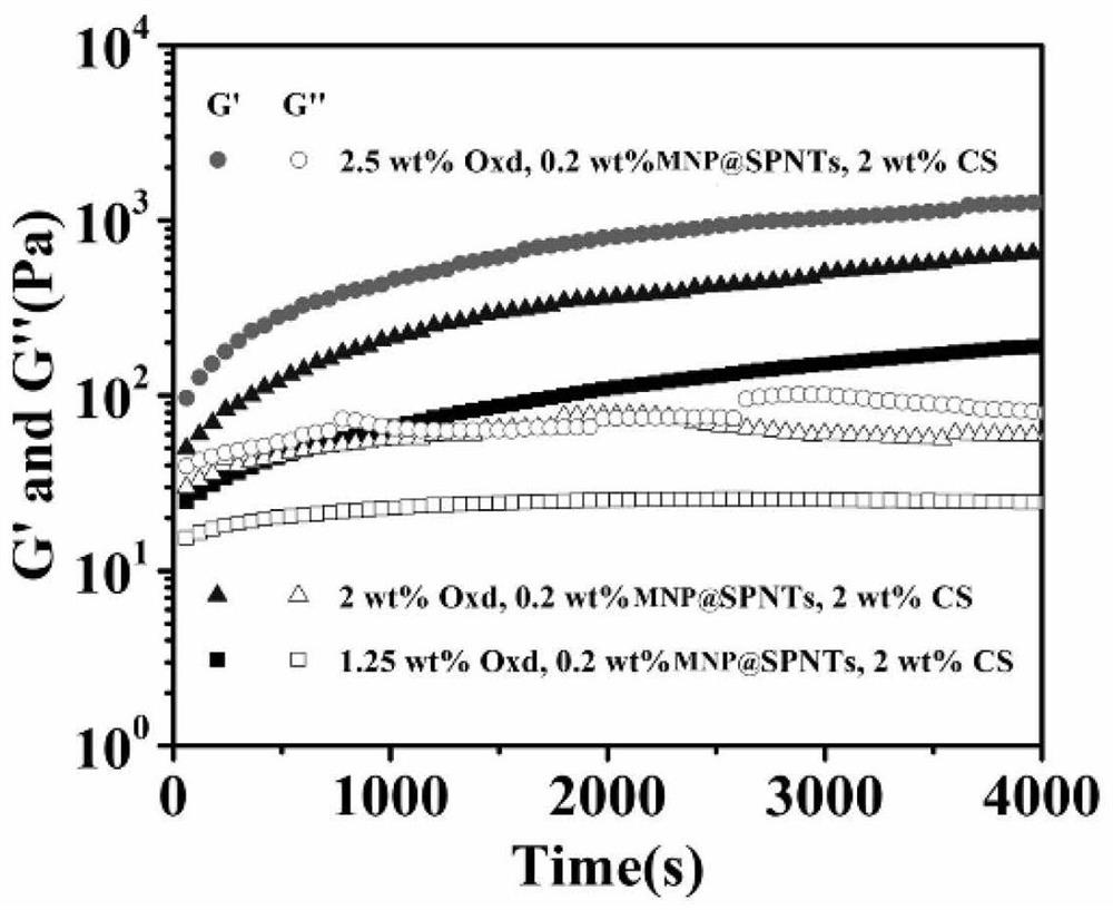 PH self-adjusting double-response hydrogel as well as synthesis method and application thereof