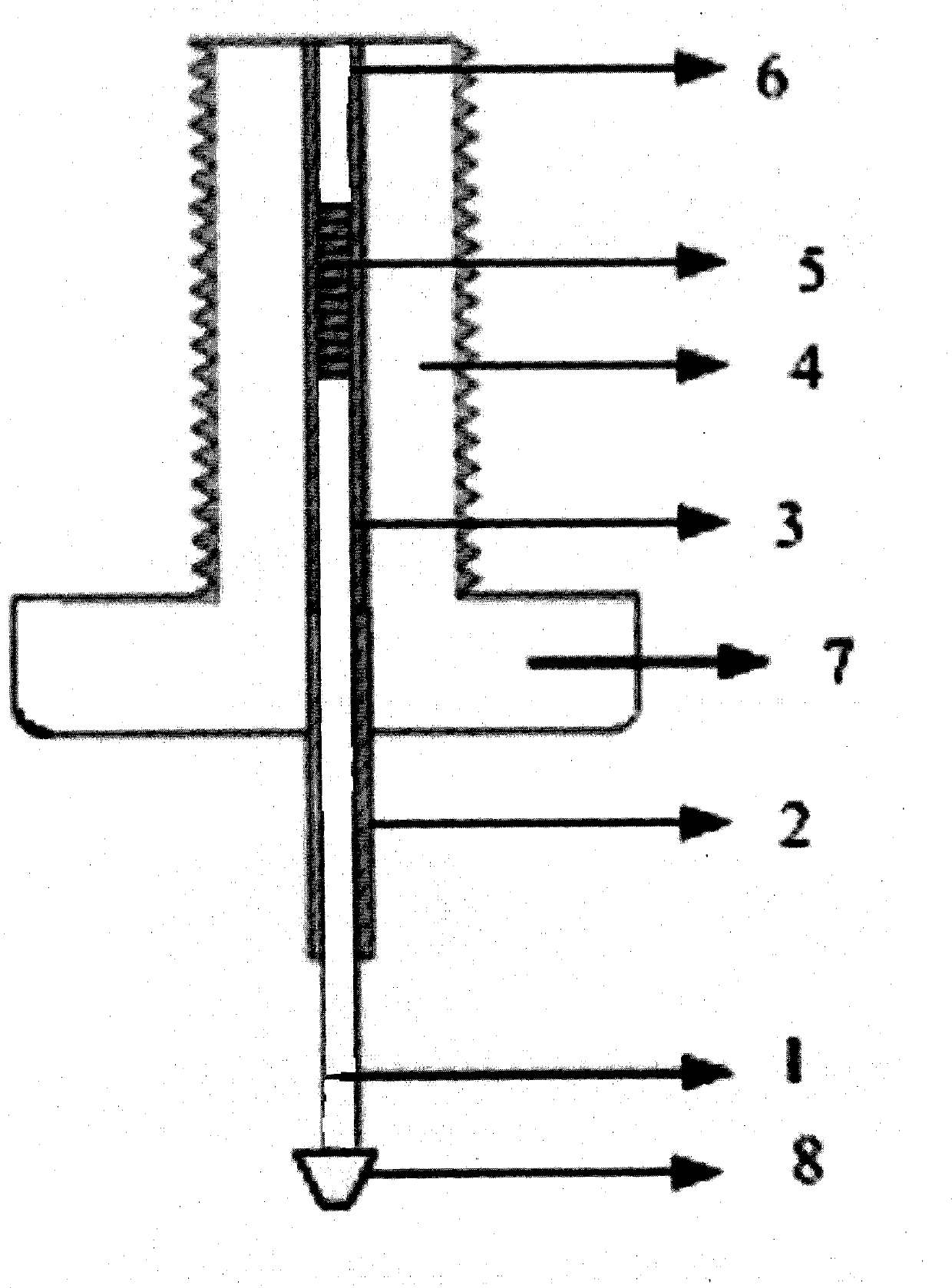 Intelligent bolt for optical fiber grating sensor