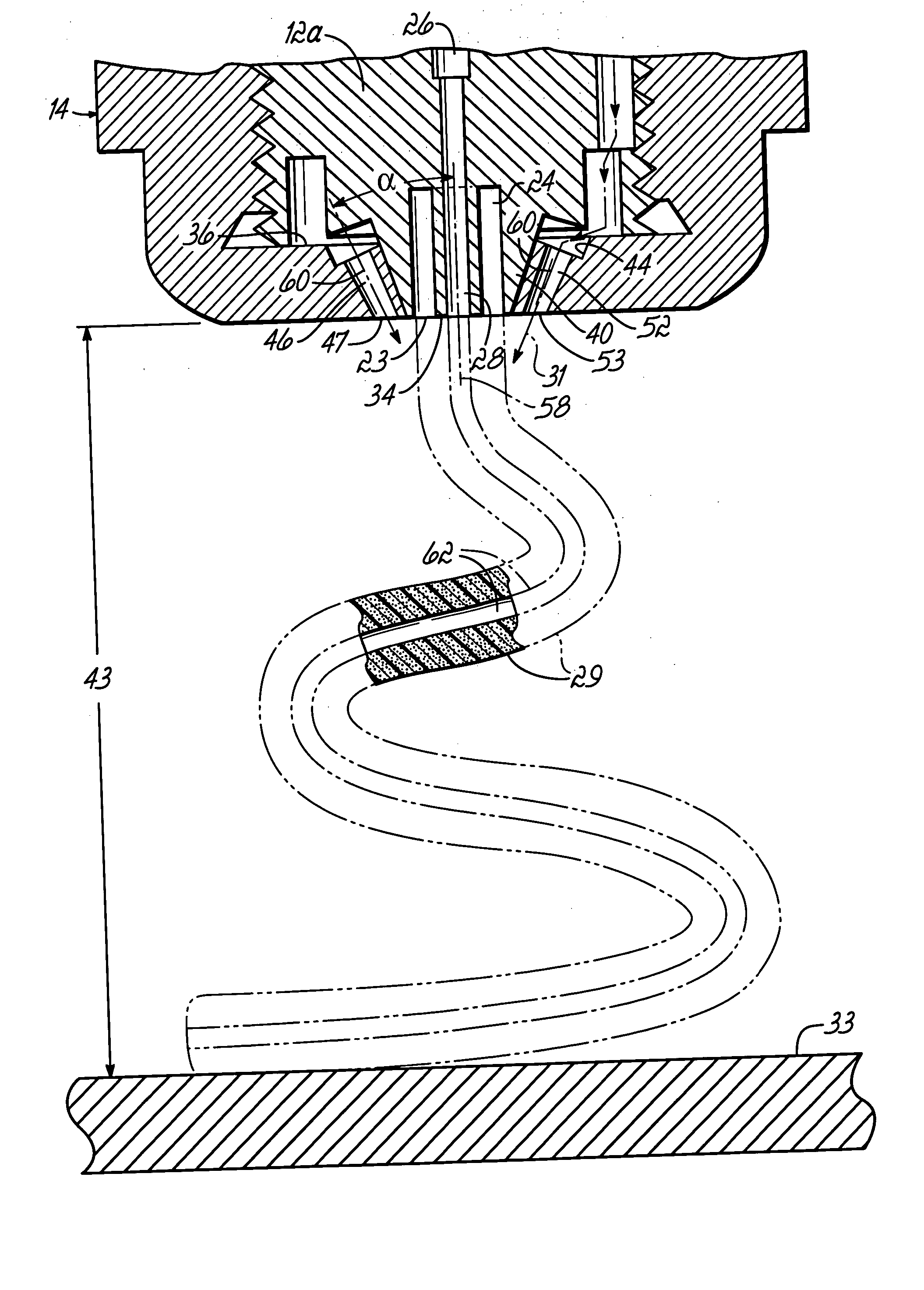 Applicators and methods for dispensing a liquid material