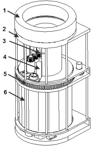 Lunar soil deep drilling sample recycling mechanism