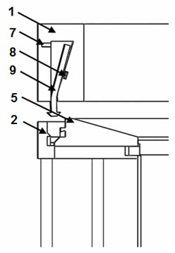 Lunar soil deep drilling sample recycling mechanism