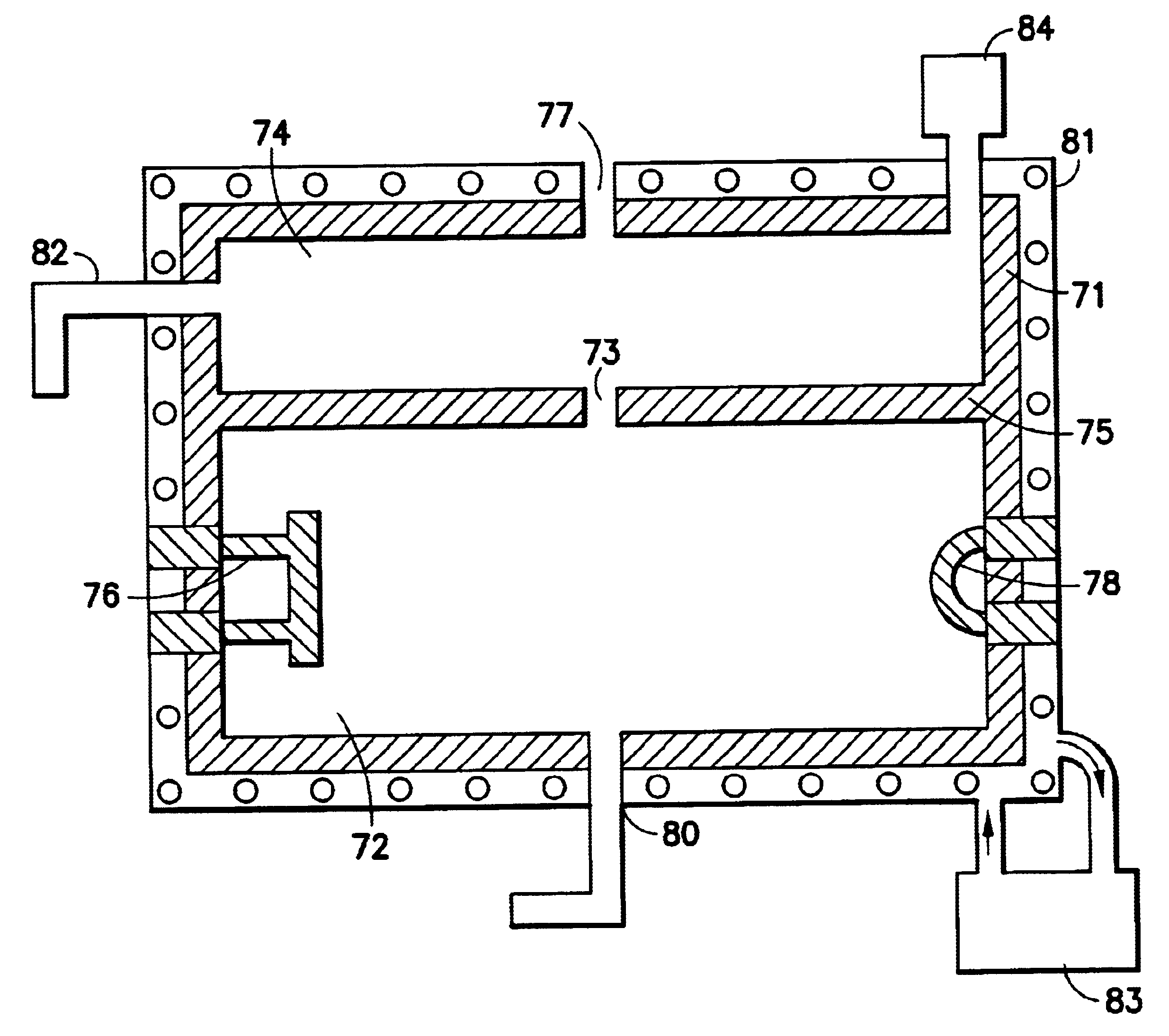 Thermal regulation of an ion implantation system