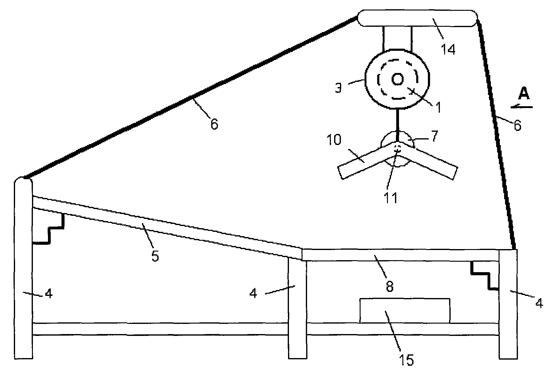 Detection bed for department of obstetrics and gynecology