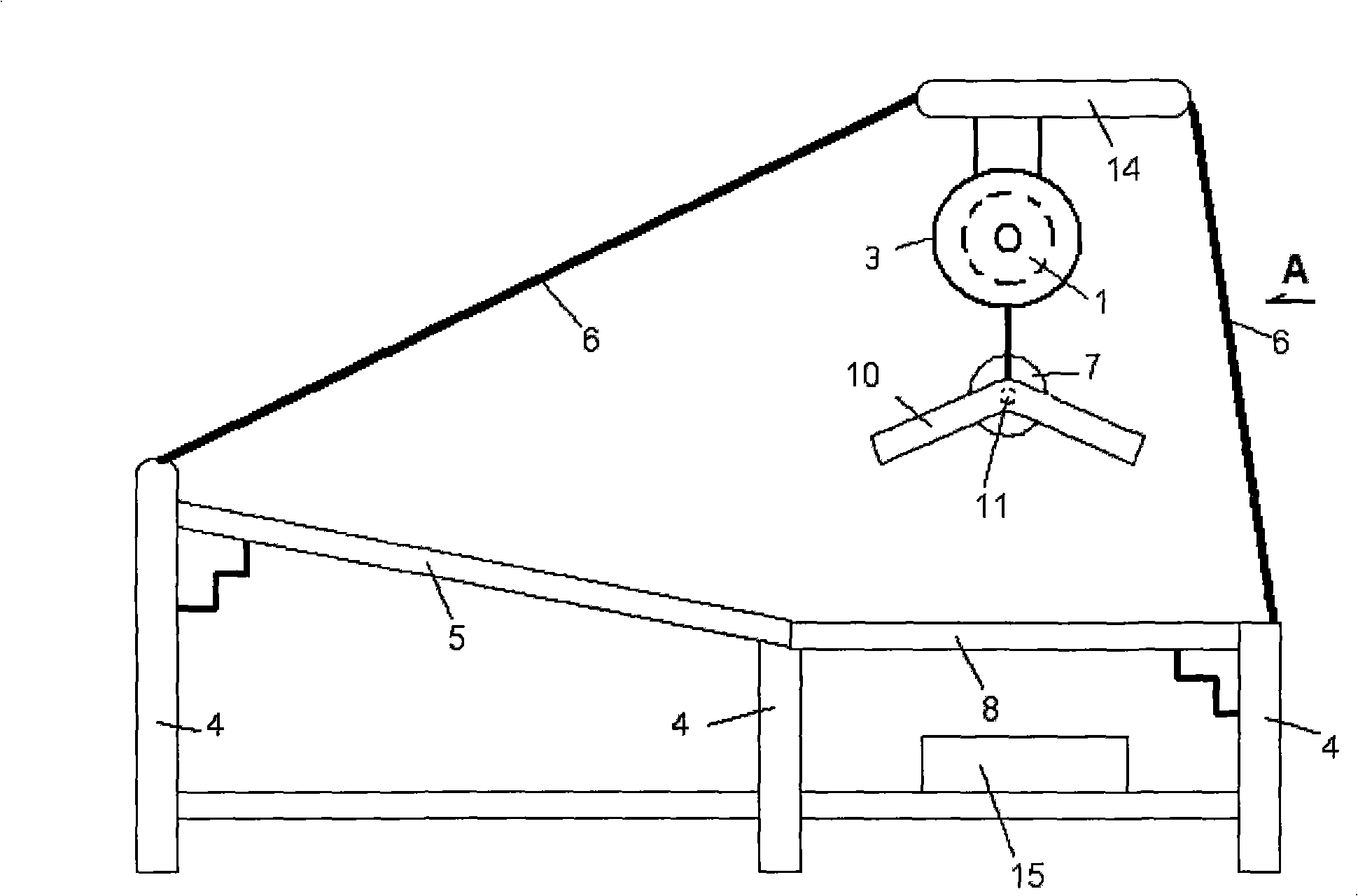 Detection bed for department of obstetrics and gynecology