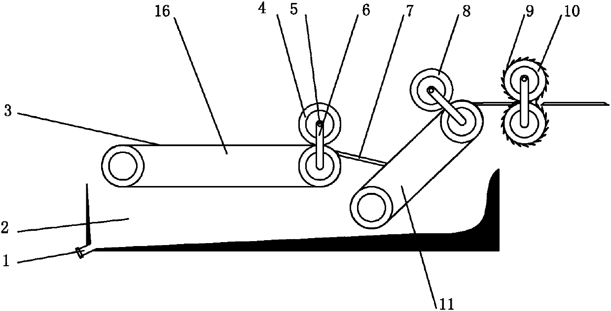 A functional non-woven fabric continuous liquid removal device