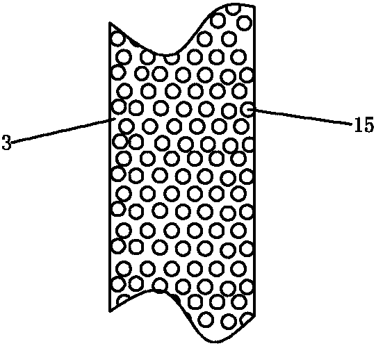 A functional non-woven fabric continuous liquid removal device