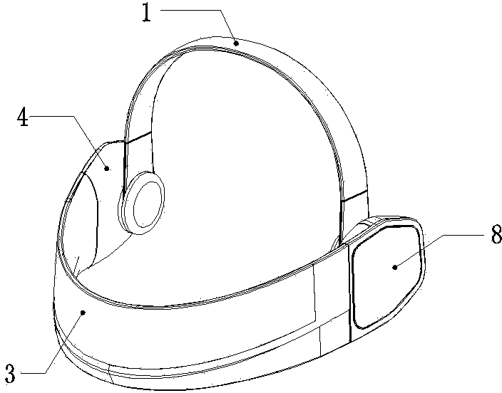 Air curtain breathing mask