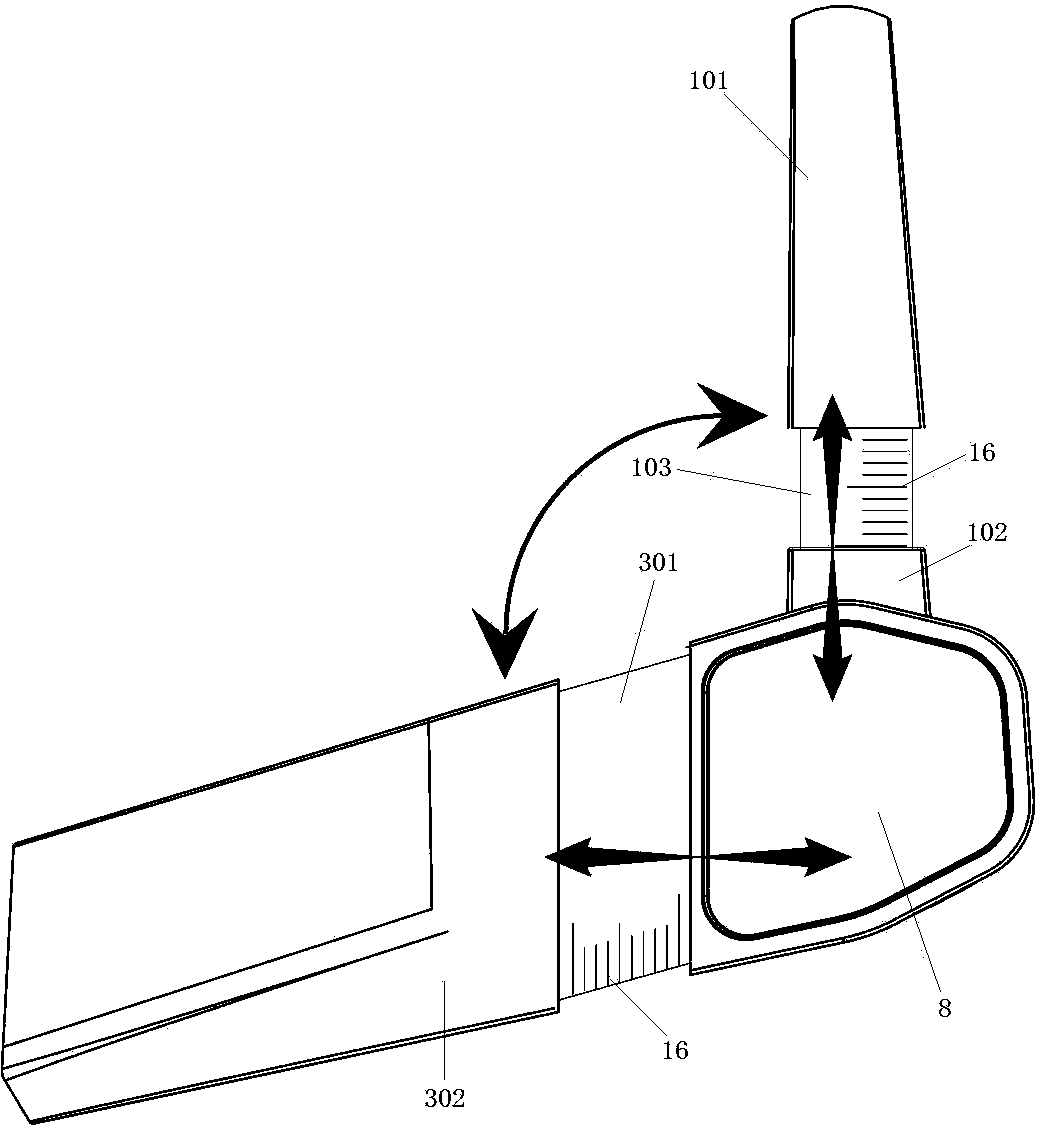 Air curtain breathing mask