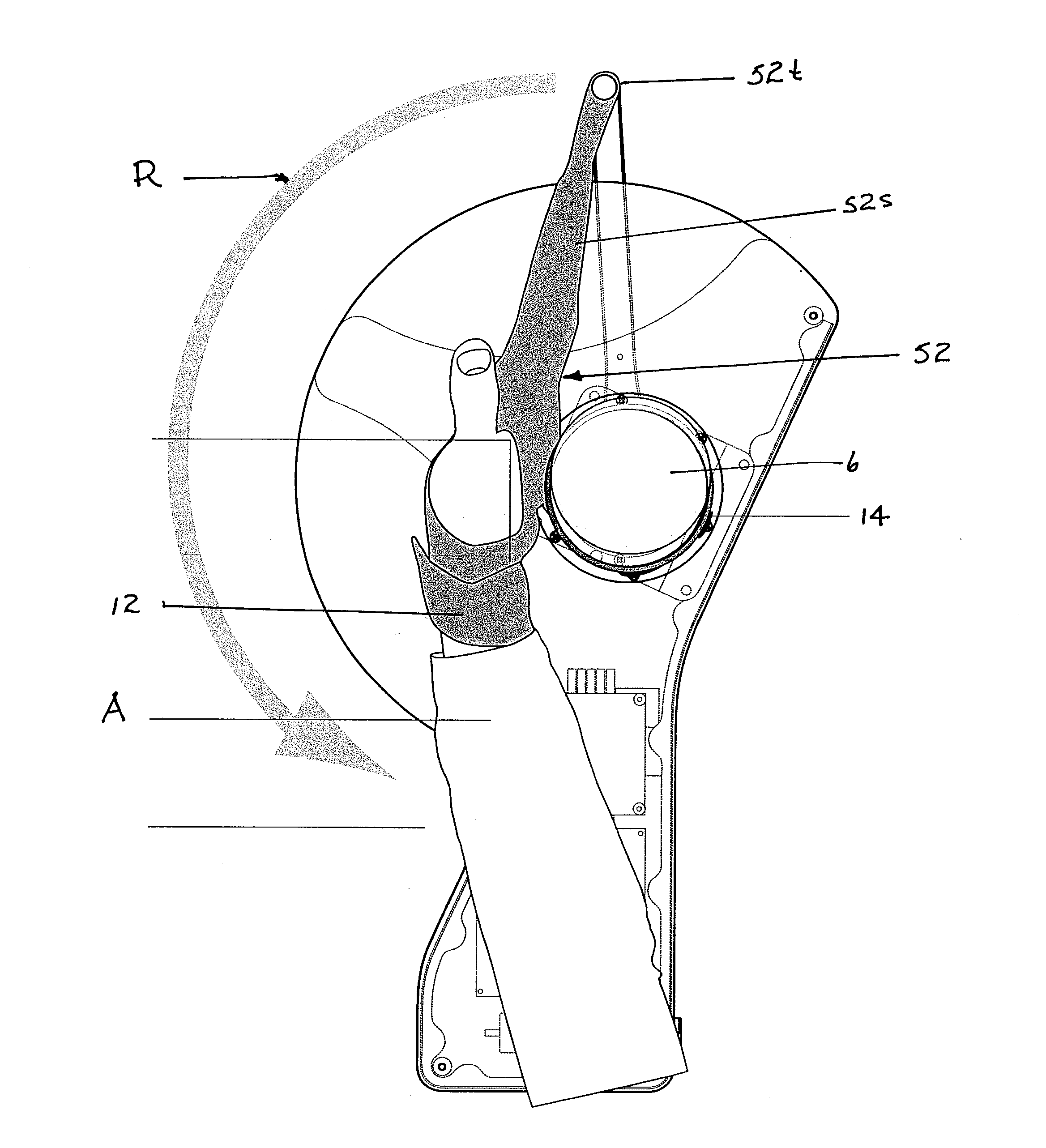 Rehabilitative apparatus for treating reflex sympathetic dystrophy