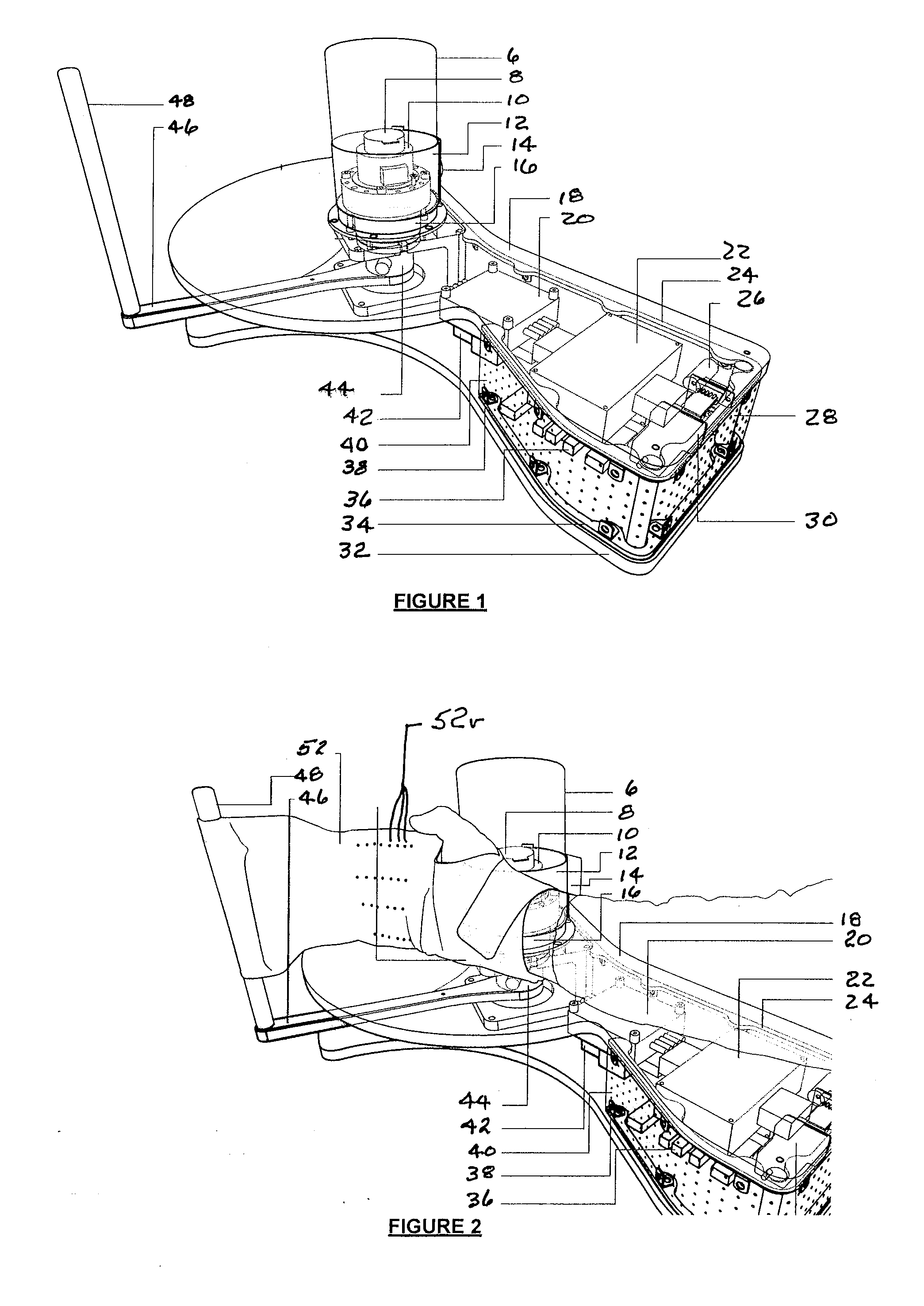 Rehabilitative apparatus for treating reflex sympathetic dystrophy