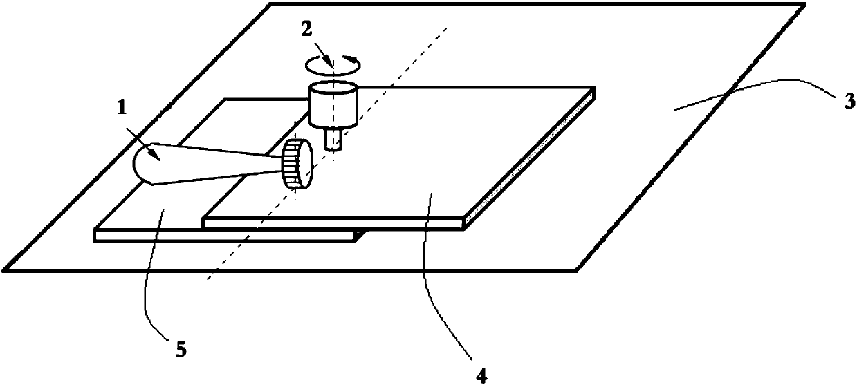 Ultrasound-assisted heterogeneous material friction stirring lap-joint device and lap-joint method