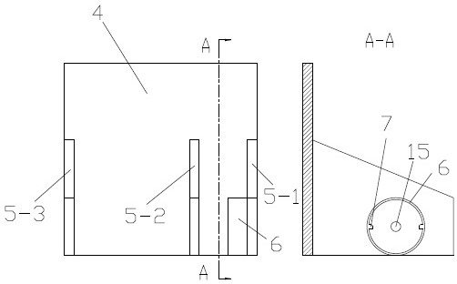 A kind of anti-rotation door opening and closing speed limiter