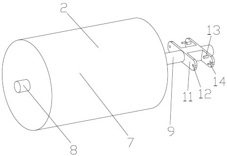 A kind of anti-rotation door opening and closing speed limiter