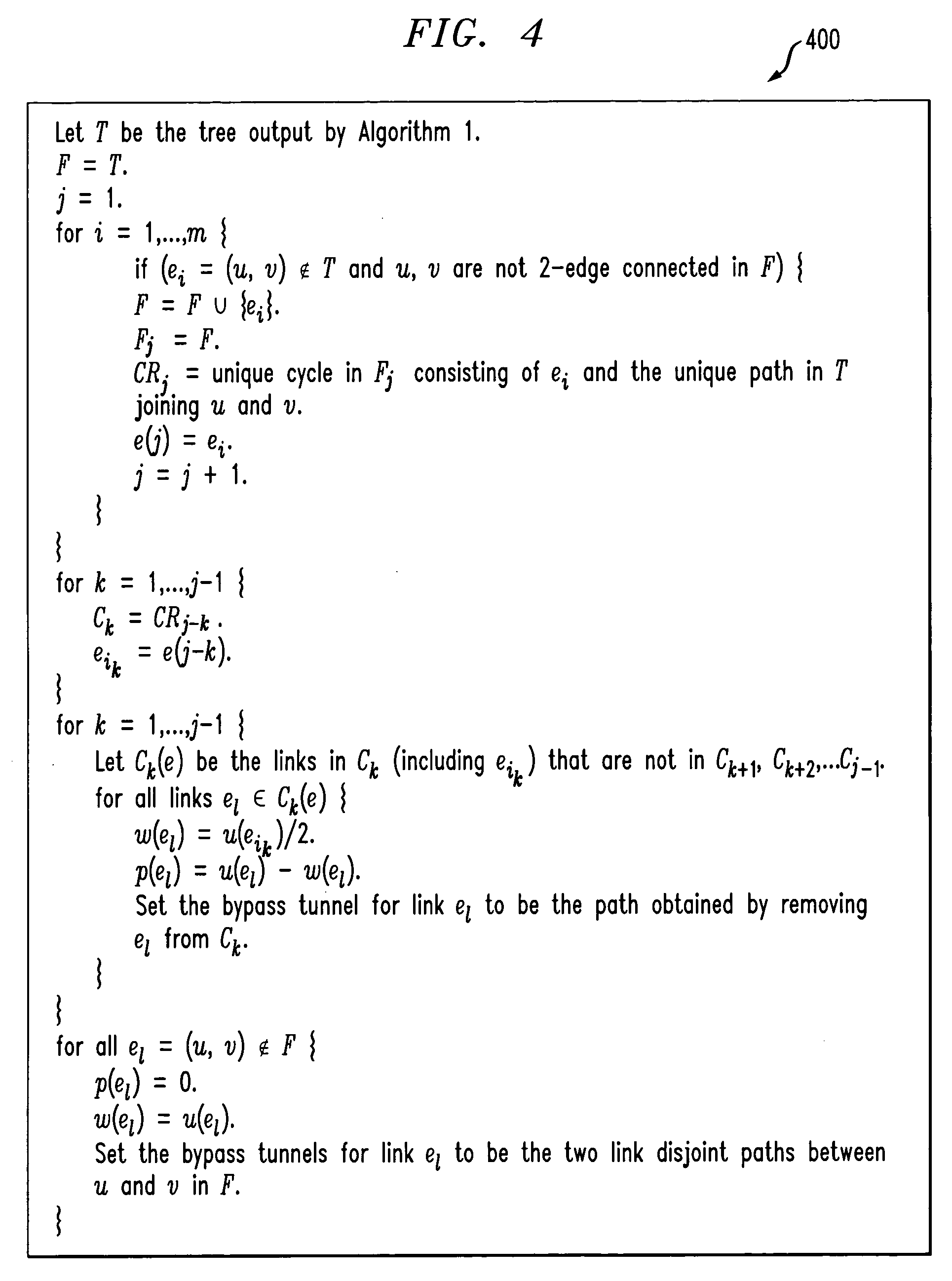 Method and apparatus for pre-provisioning networks to support fast restoration with minimum overbuild