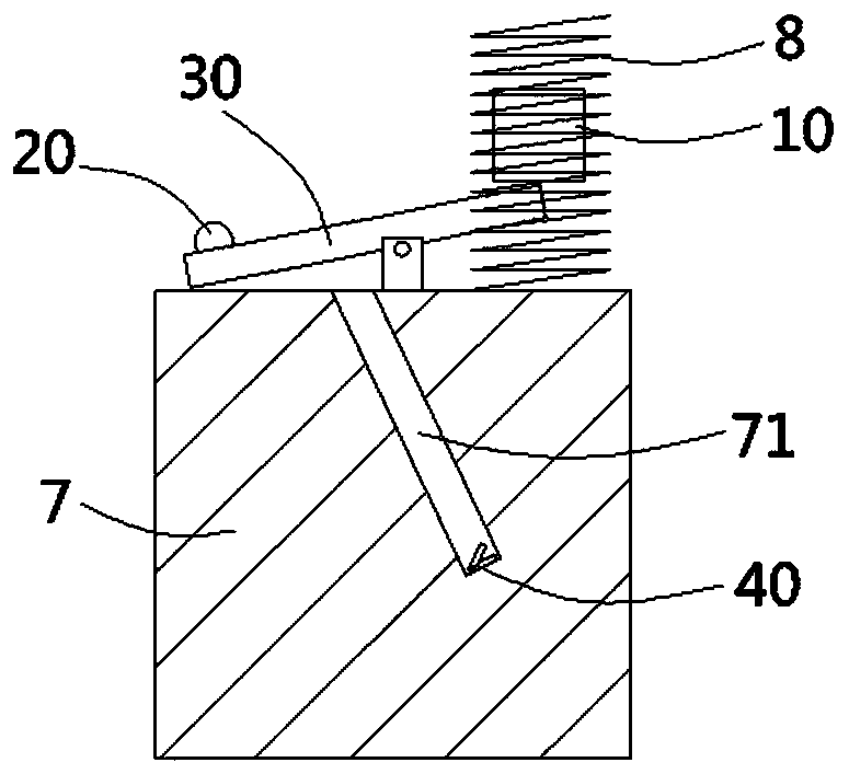 A steel strip detection device on a color steel plate production line