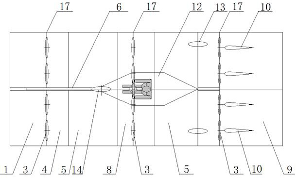 A Method for Realizing Vertical Take-off and Landing and Horizontal Flight with Segmented Bottom Drive Type Wing