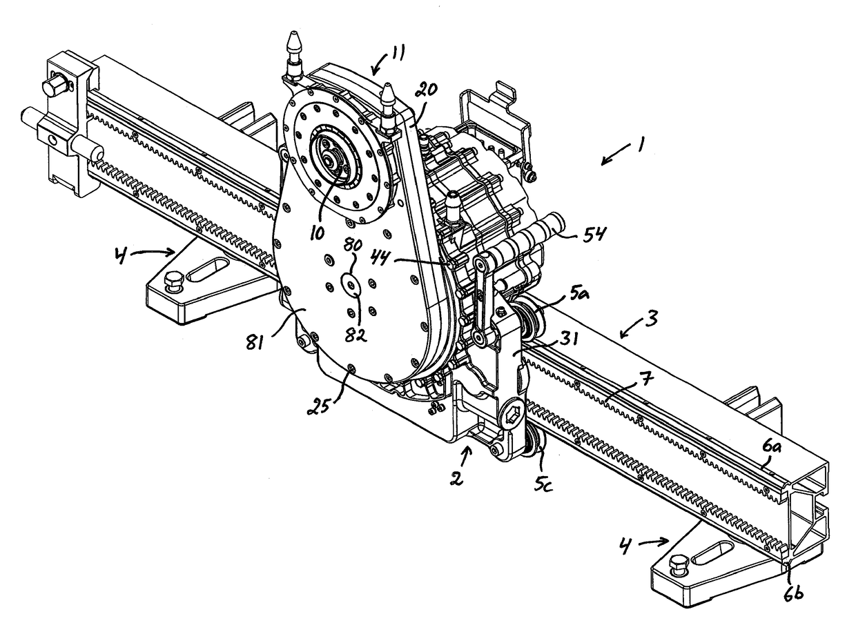 Wall saw with safety clutch