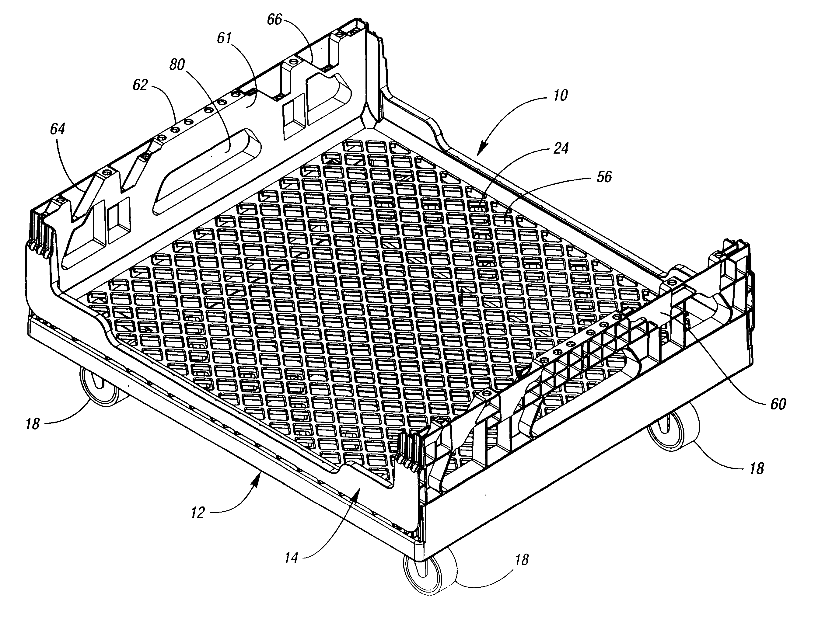 Tray and dolly assembly