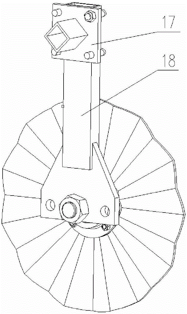 Corn eutopic hole deep fertilizing fine seeding machine and fine seeding method thereof