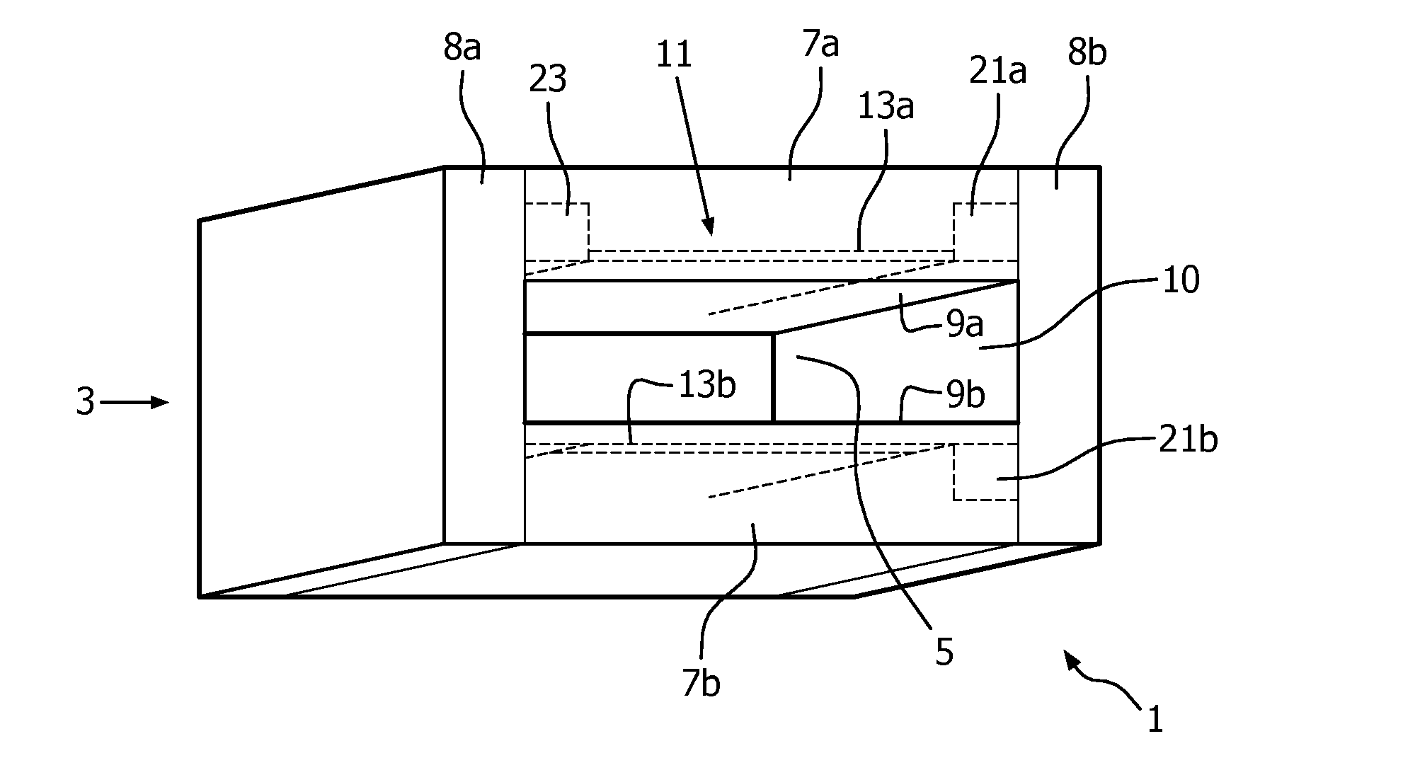 Power transmitter device for inductively providing power to a mobile device