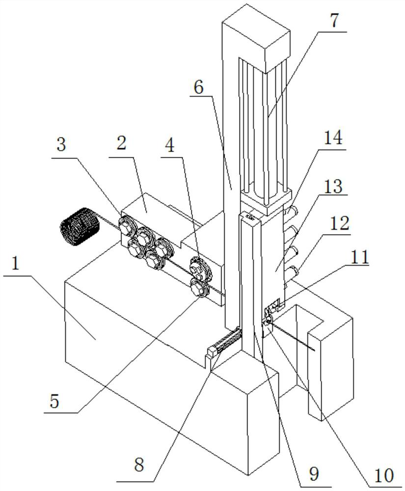 Drawing pin one-time forming production equipment and drawing pin production process