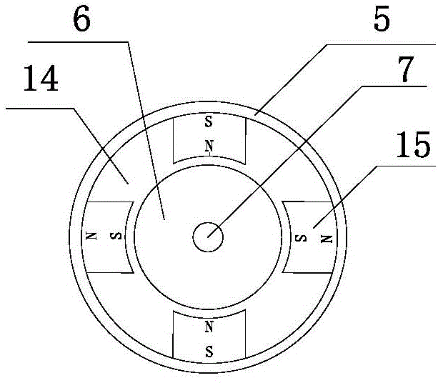 Power system for electric car, and driving, braking and electric energy supplement method for power system