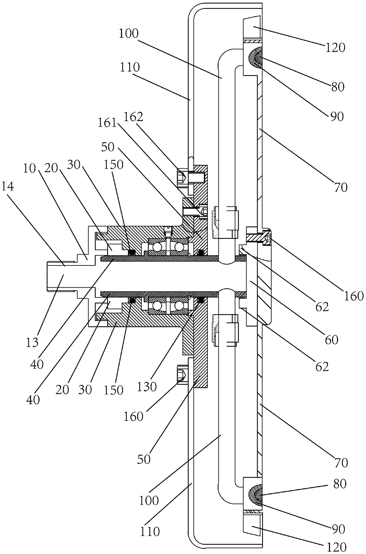 Rotary jet net cleaning machine for deep water cages