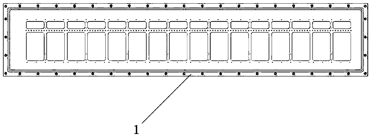 Thin-wall cavity part machining rigid supporting method