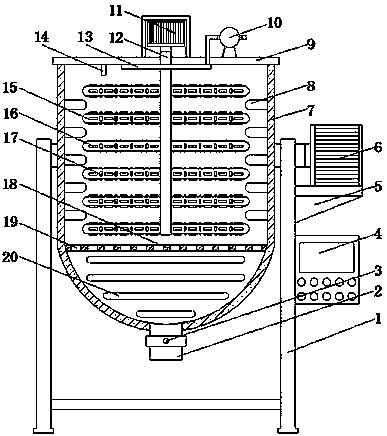 Decocting device used for Chinese herbal medicine processing and having automatic water adding function