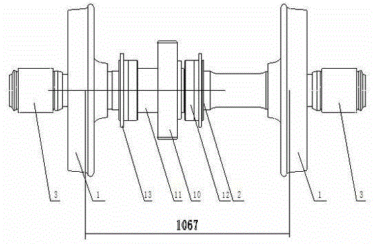 Power unit for tracklayer which bridges nonstandard gauge railway