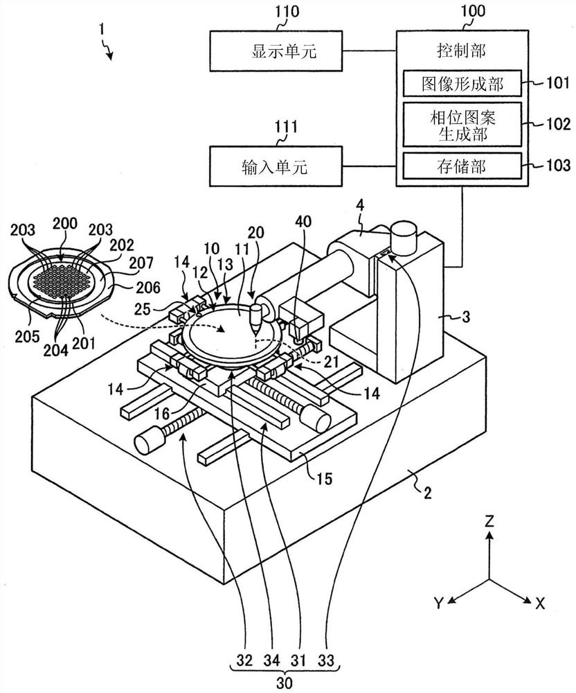 Laser beam spot shape correcting method