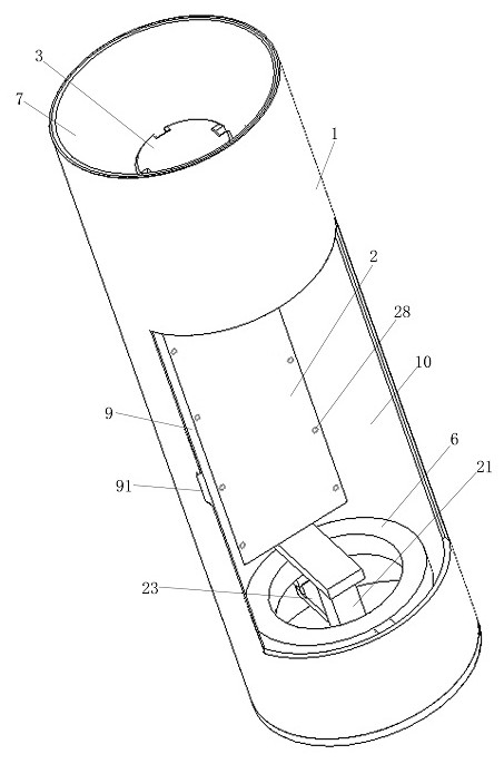 Packaging box capable of comprehensively displaying contents