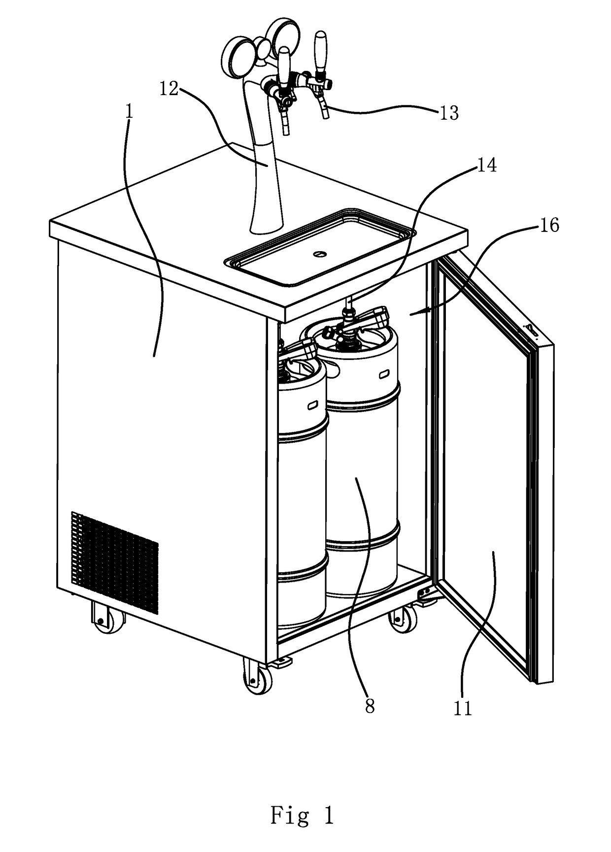 Water Cooled Draft Beer Machine