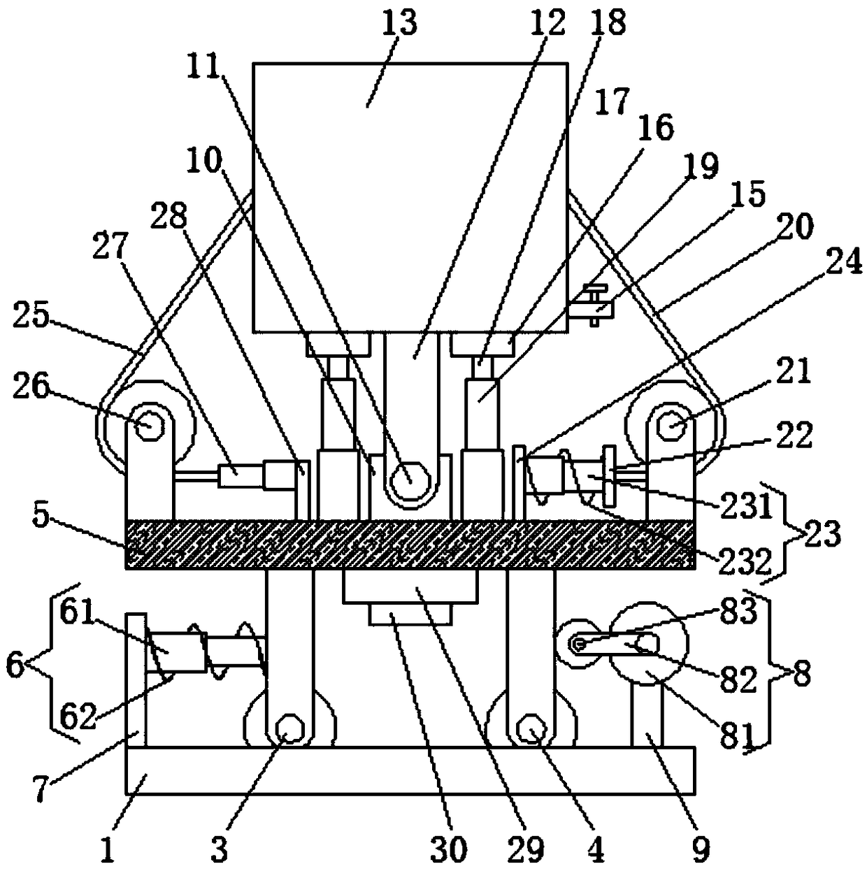 Sewage filtering method capable of conveniently cleaning filtering net