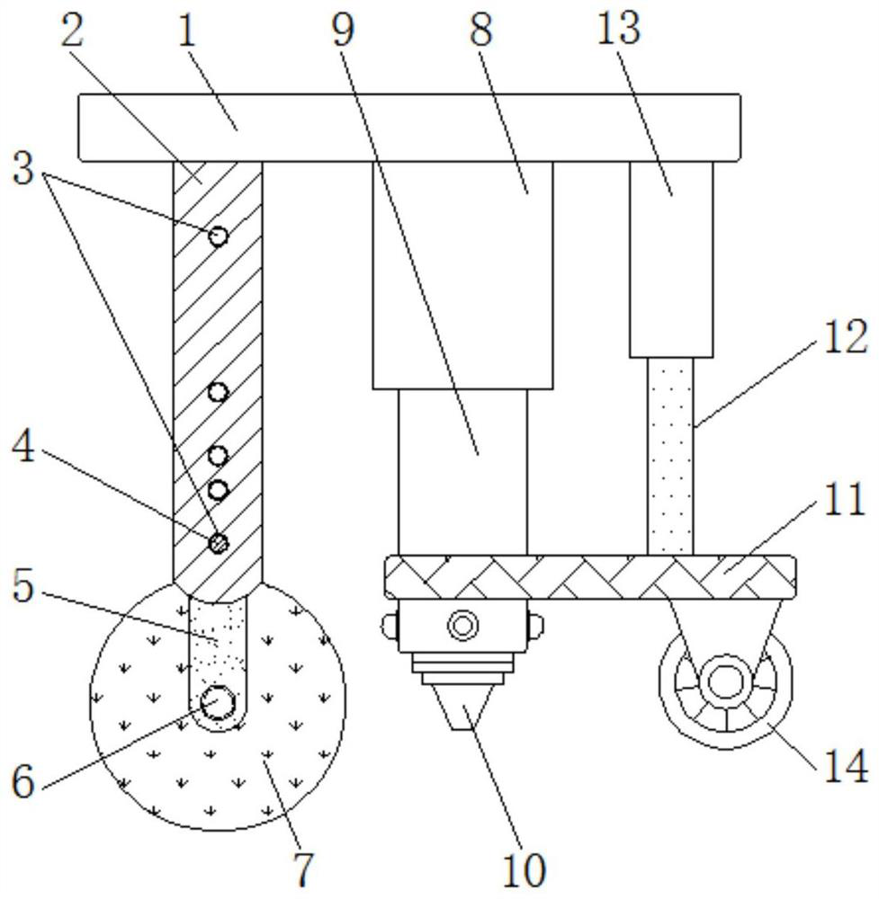 A laser cutting head for smoothing cutting surface burrs during cutting