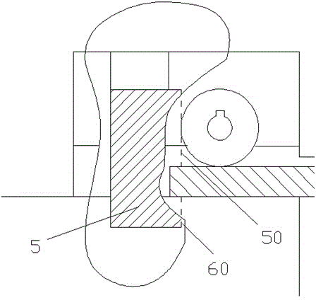 Power supply apparatus with stable power supply and moving roller