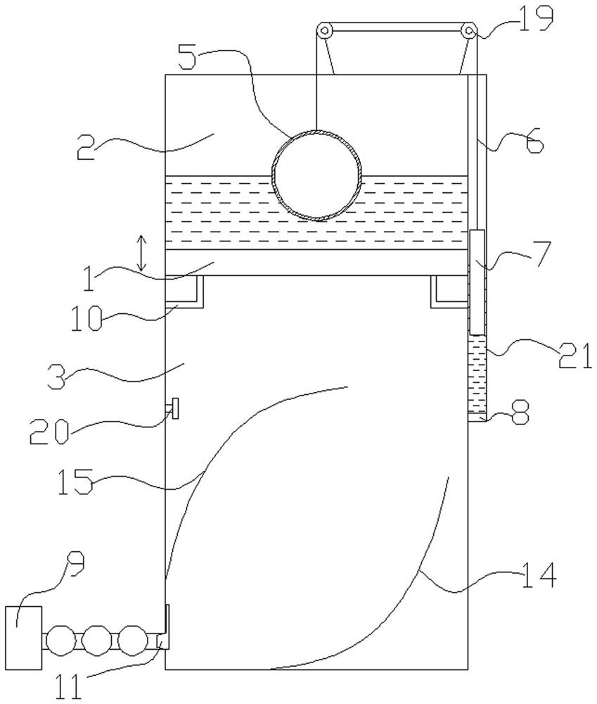 Performance testing device for pressure sensor production