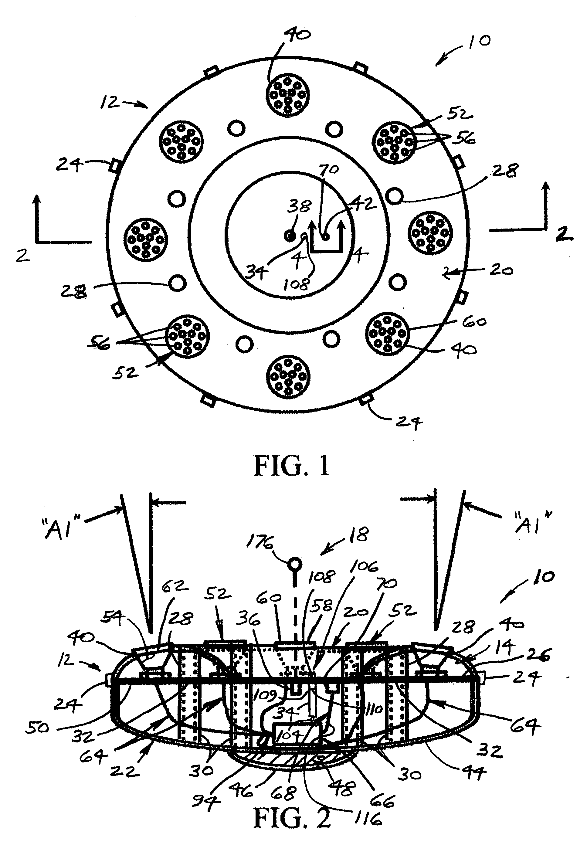 Submersible lighting device